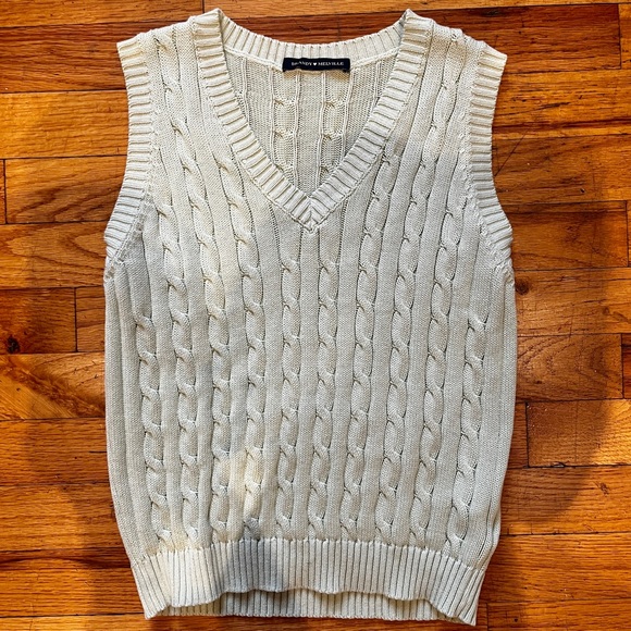 Brandy Melville Rib Knit Vest Mint Green - Picture 4 of 4